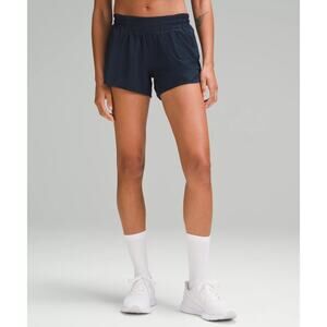Lululemon Hotty Hot Low Rise Short 4" - 2 - True Navy